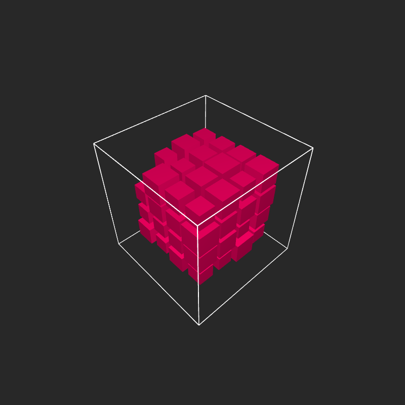 Transparent cube #001 #2 static token preview