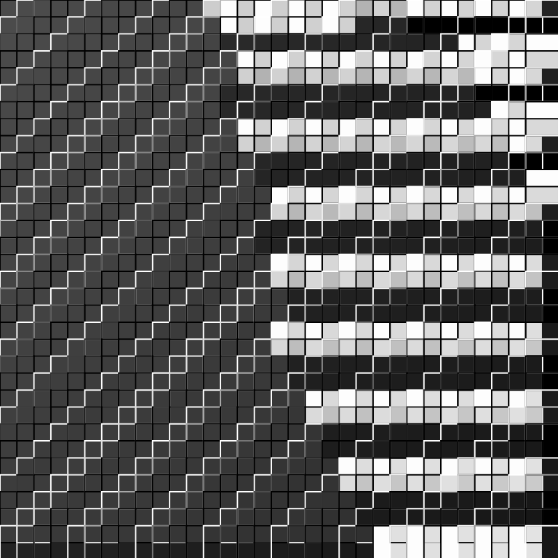 grayscale #9 static token preview