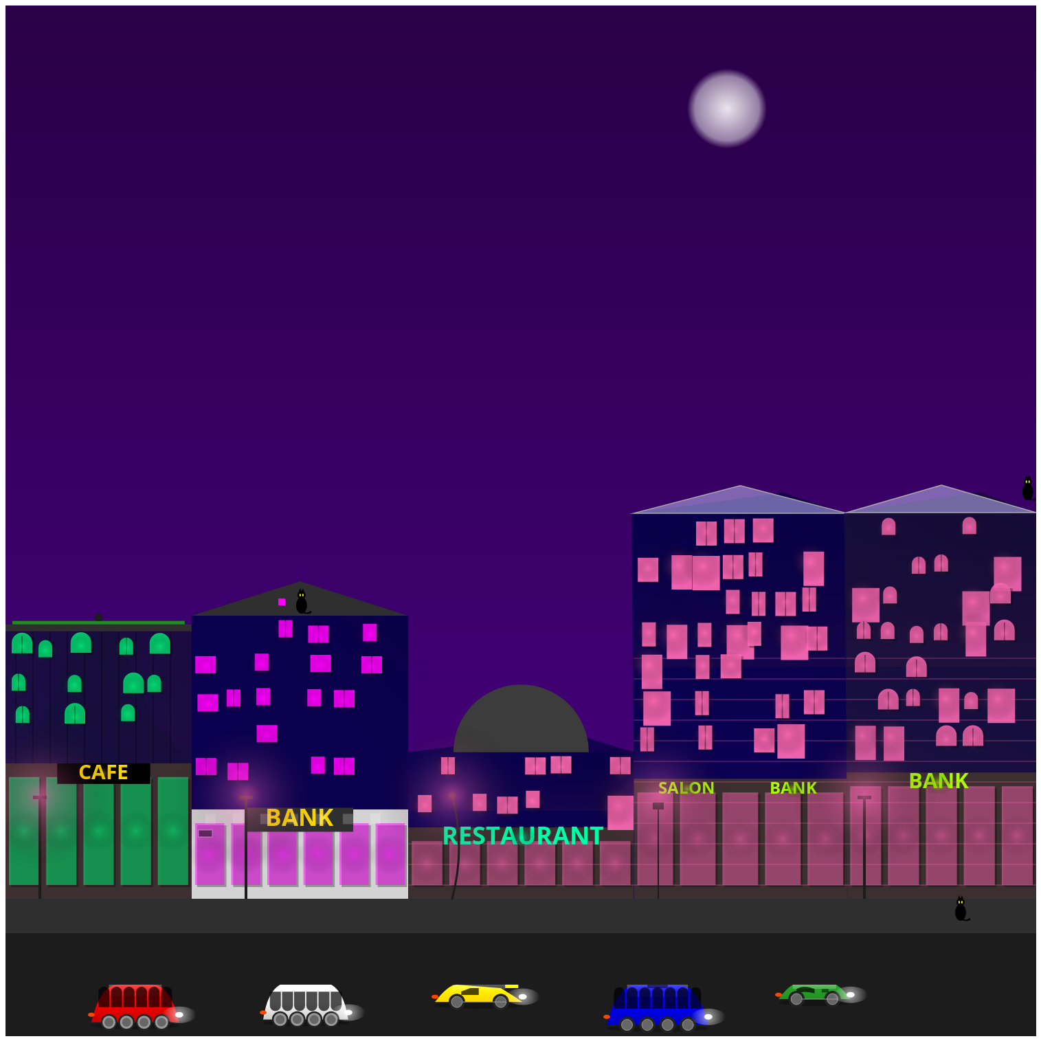Night city life #3 static token preview