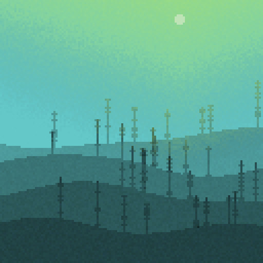 Pixel Forest #7 static token preview