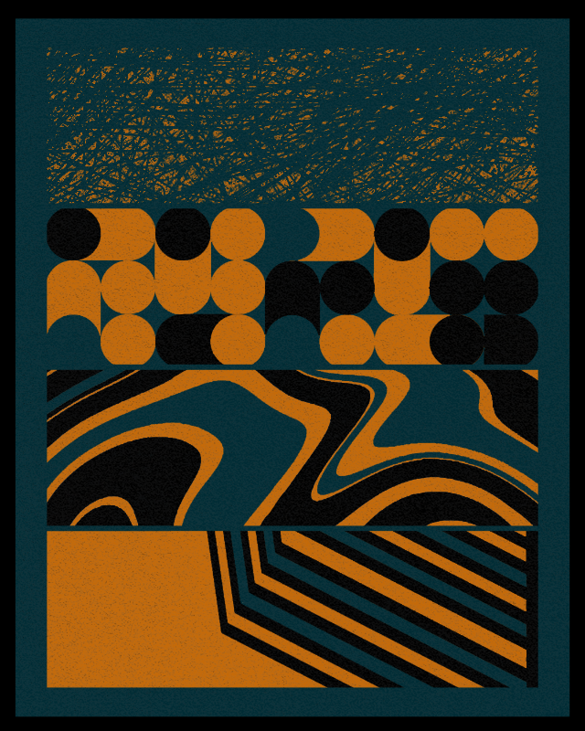 Bauhaus art #orange #10 static token preview