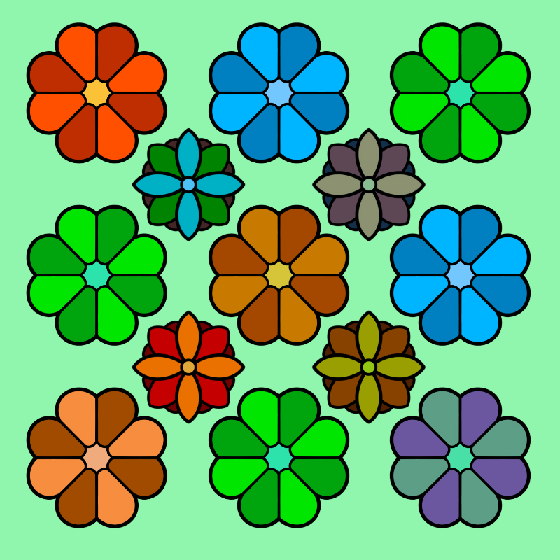 Just Flowers and Colors... #5 static token preview