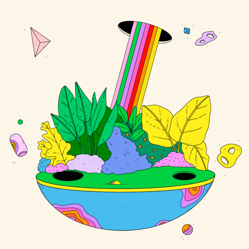 🌈🌴🪐 #2 static token preview