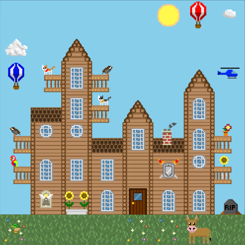 2D Mansion #8 static token preview