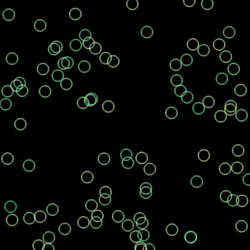 Bouncing circles #23 static token preview