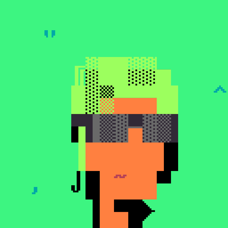 Gen DOS Punk #122 static token preview