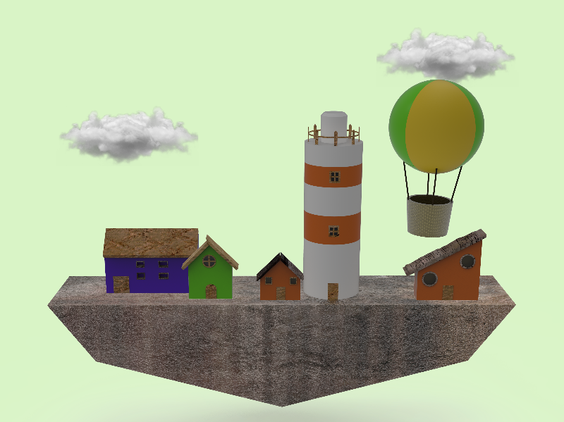 Coastal village #2 static token preview