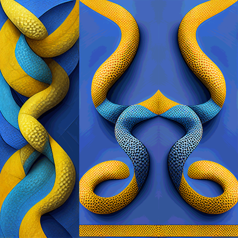 AI Snakes #4 static token preview