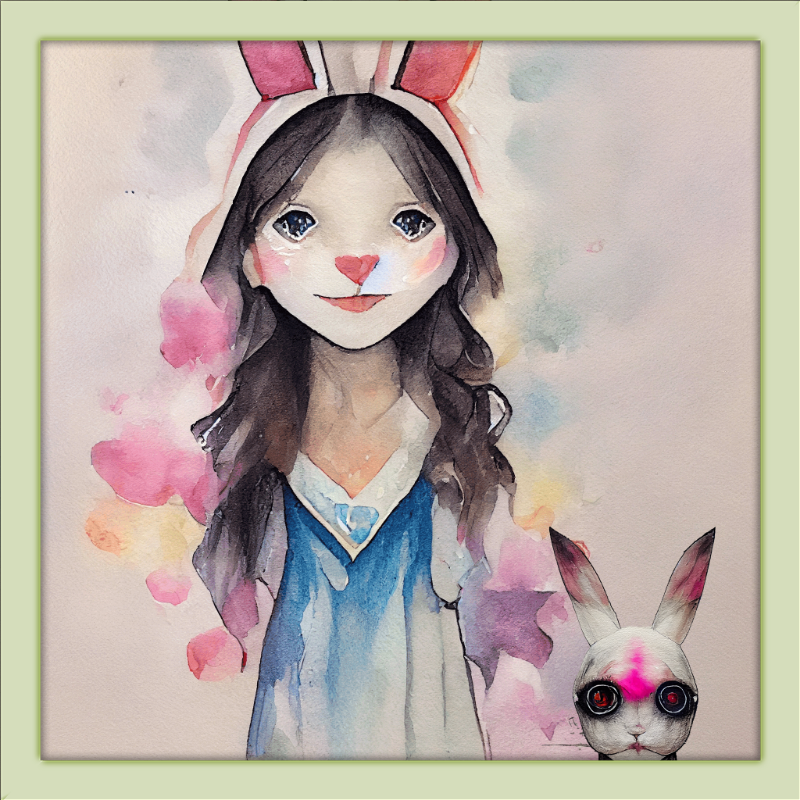 Alice and Rabbits #4 static token preview