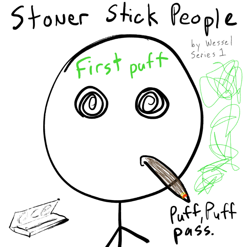 Stoner Stick People #9 static token preview