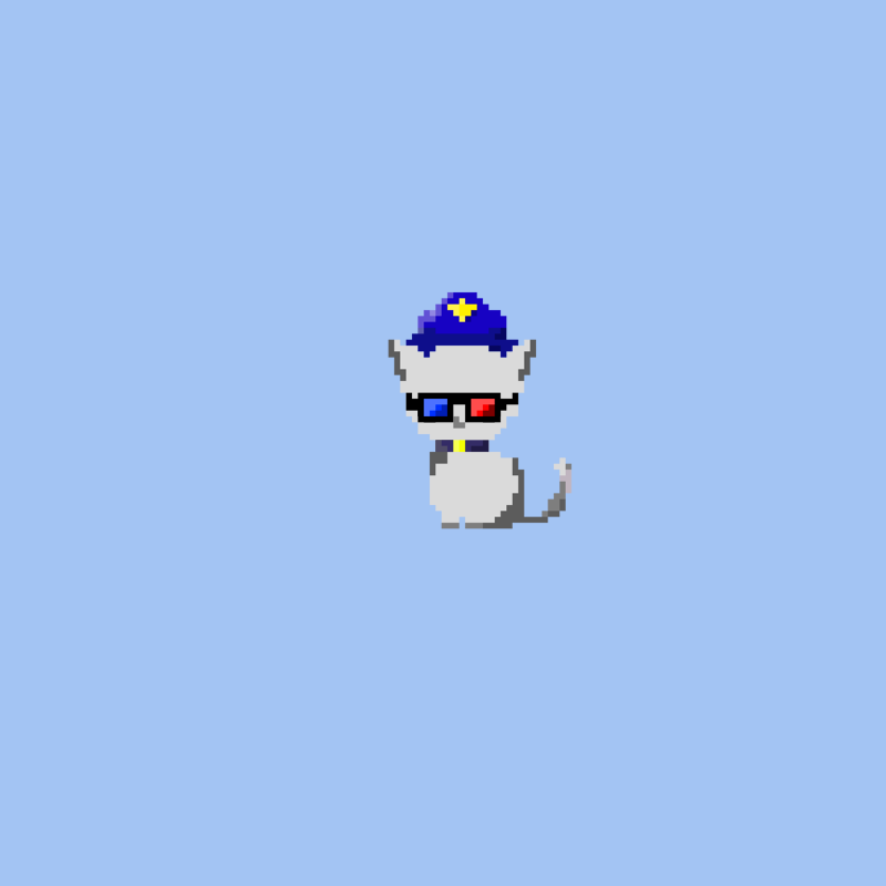 Pixel Cats #8 static token preview
