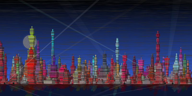 Fictional Cityscapes #12 static token preview