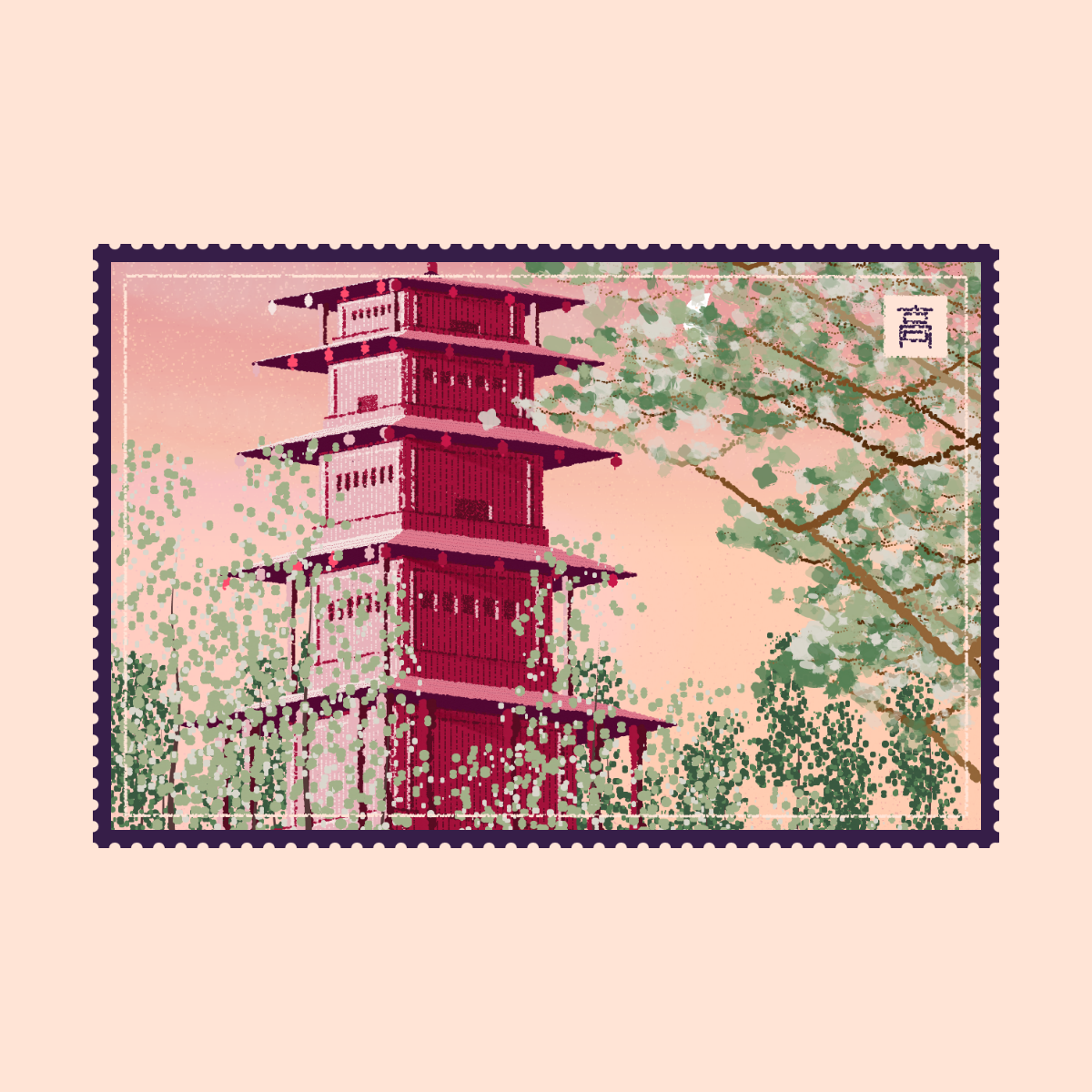 ABANDONED TEMPLE 廃寺 #13 static token preview