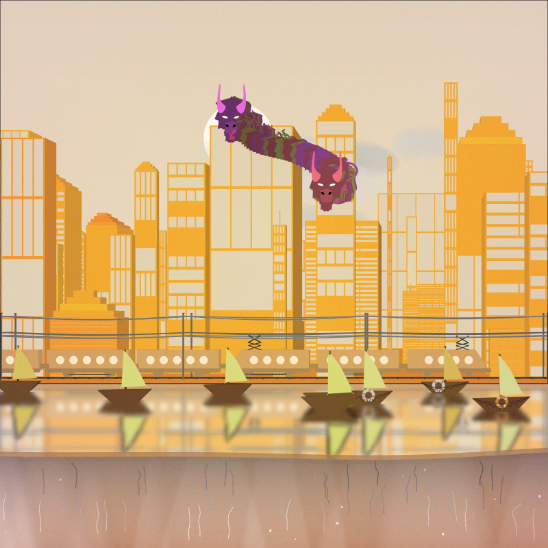 Dancing Dragons #7 static token preview