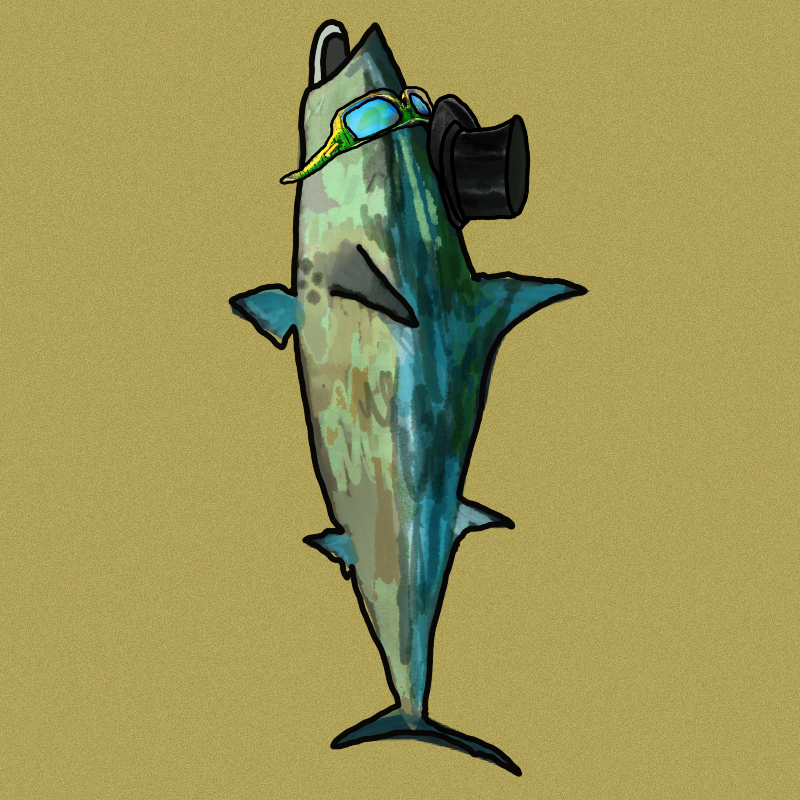 The Apathetic Crypto Fish Society #8 static token preview