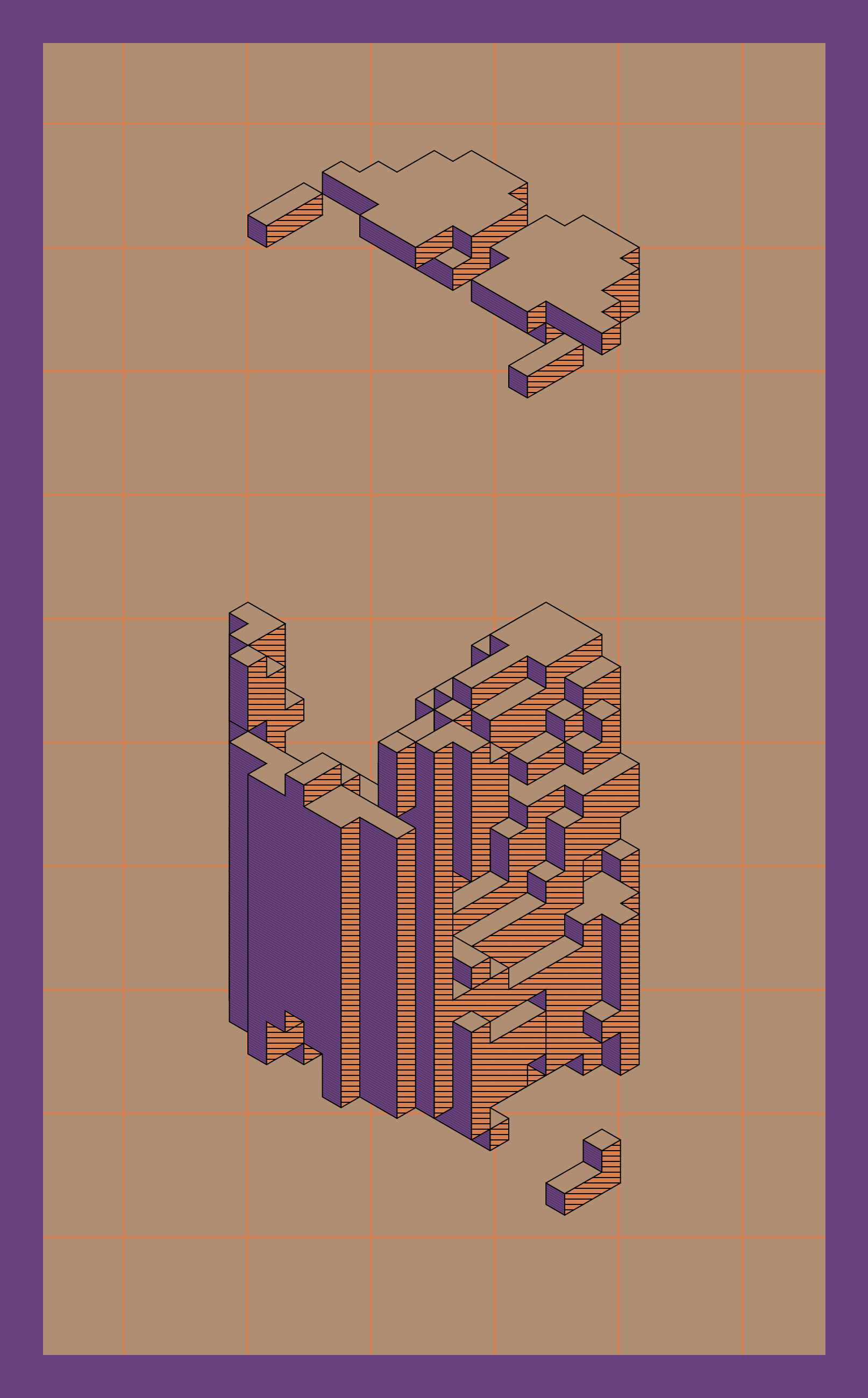 Corroding Cubes #4 static token preview