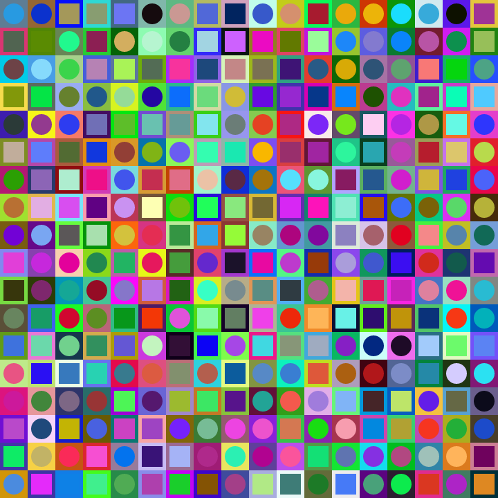 Square Dot Composition #21 static token preview
