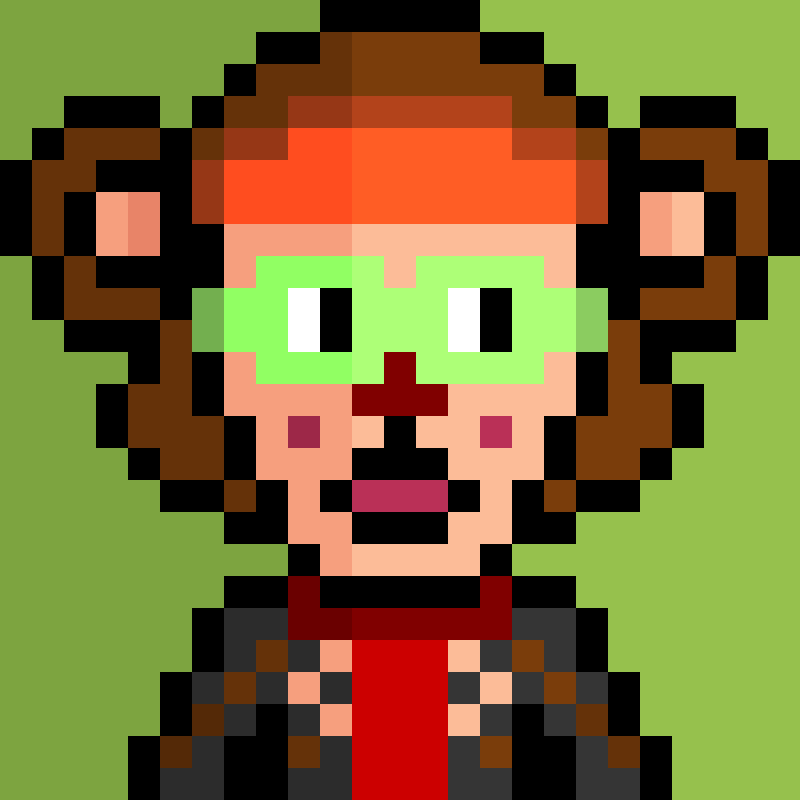 Morixels Monkey #9 static token preview