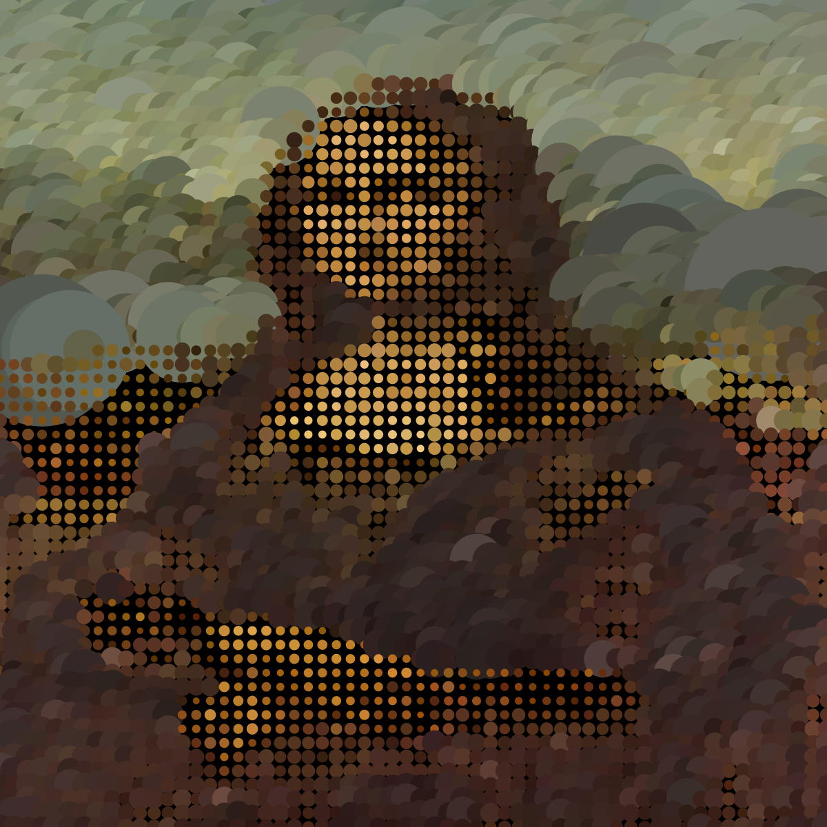 Getting Close to Monna Lisa #10 static token preview