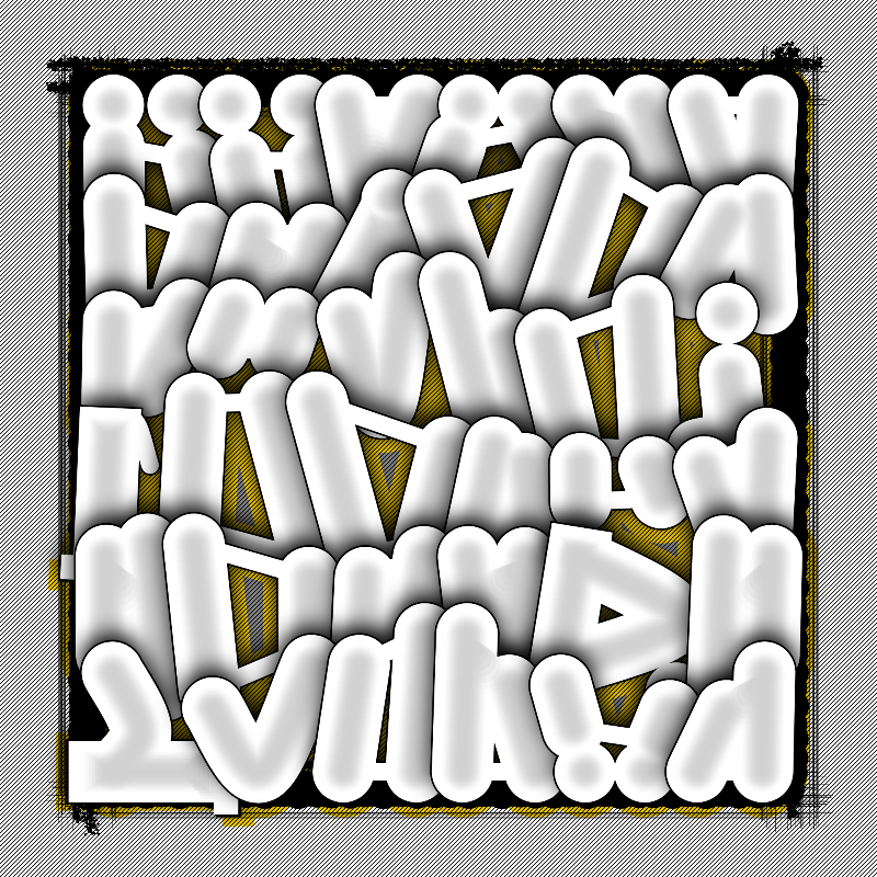 "Alphabetic signs" - (MatrixV2) #10 static token preview