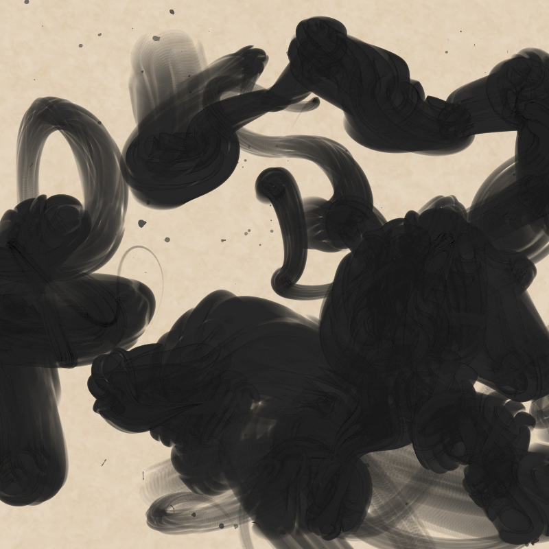 Abstract Calligraphy #26 static token preview