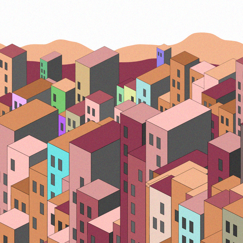 Coloured City #19 static token preview