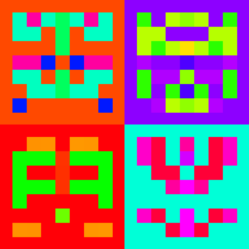 Quadruple Invaders #9 static token preview