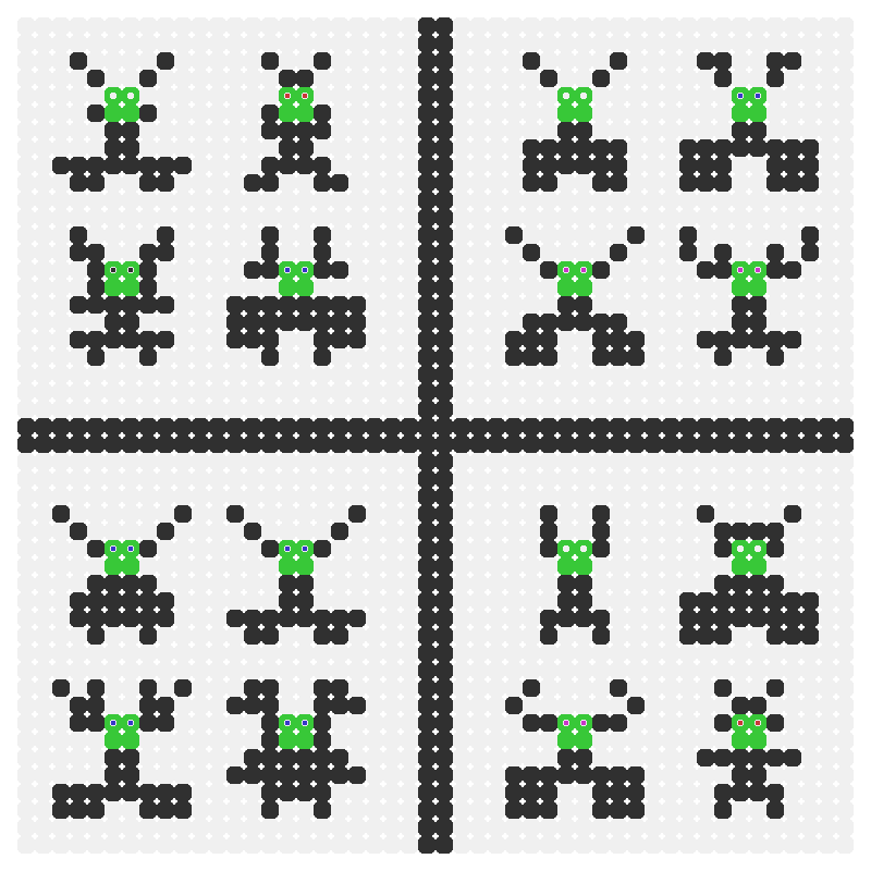 8x8 Pixel Creatures #25 static token preview