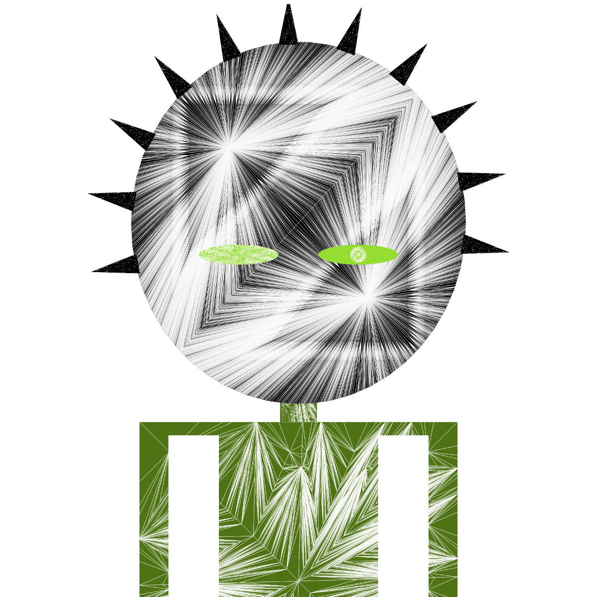 Spiky Woman #7 static token preview