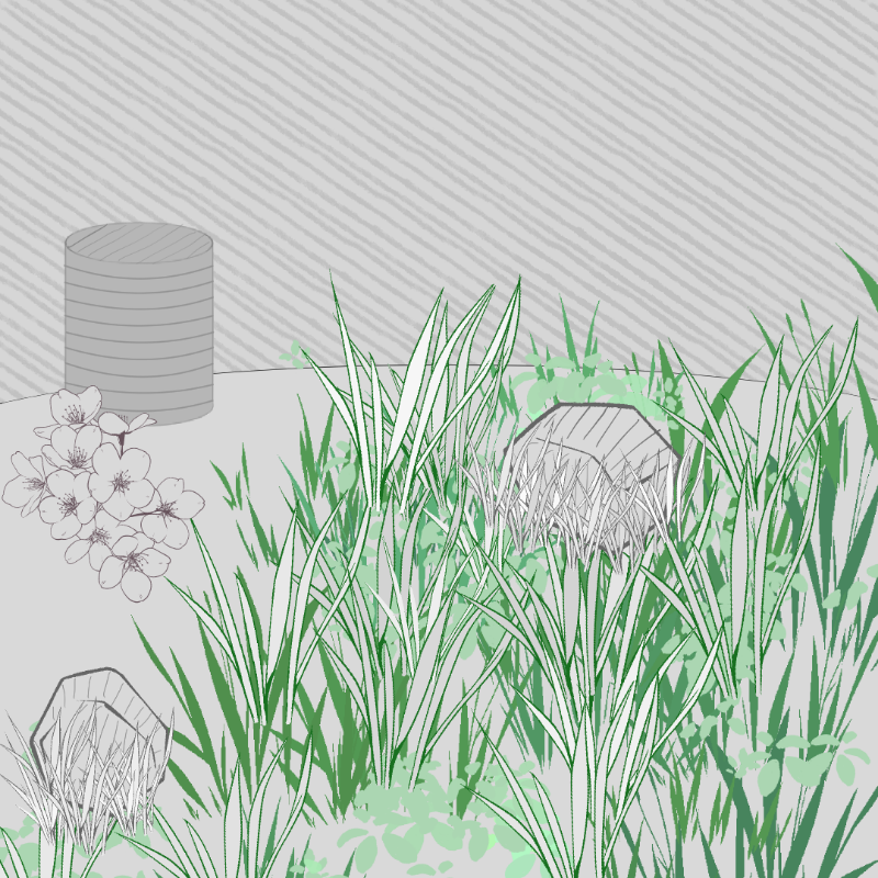 Wild Grass and Rubble #24 static token preview