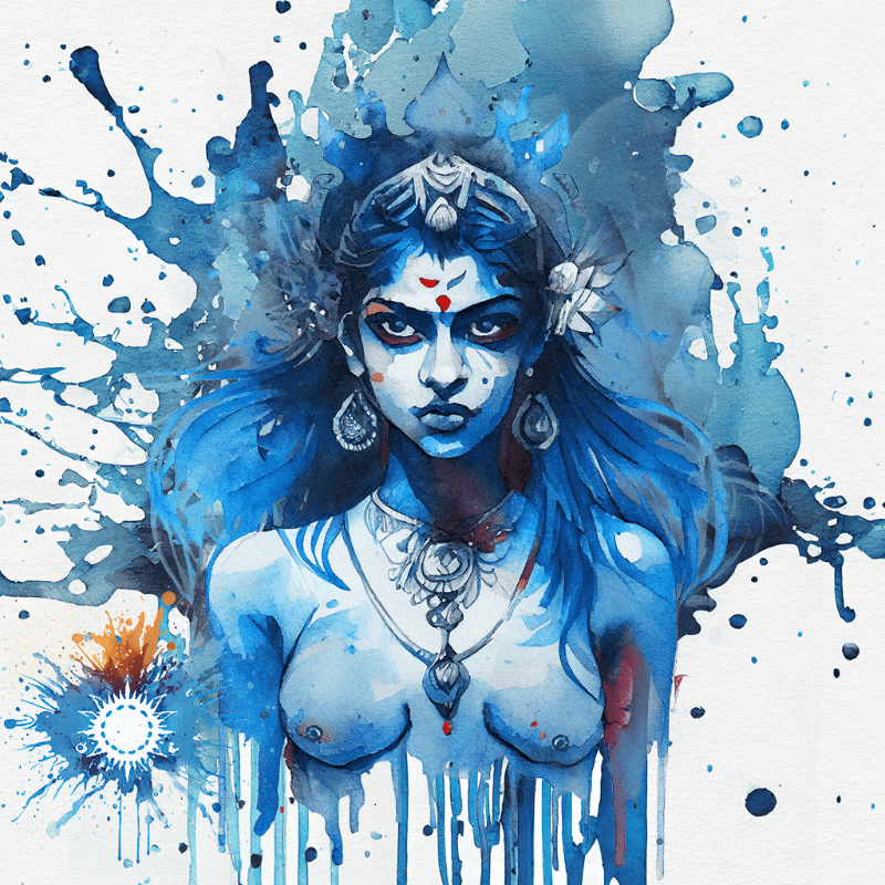 Shakti in Blue #4 static token preview