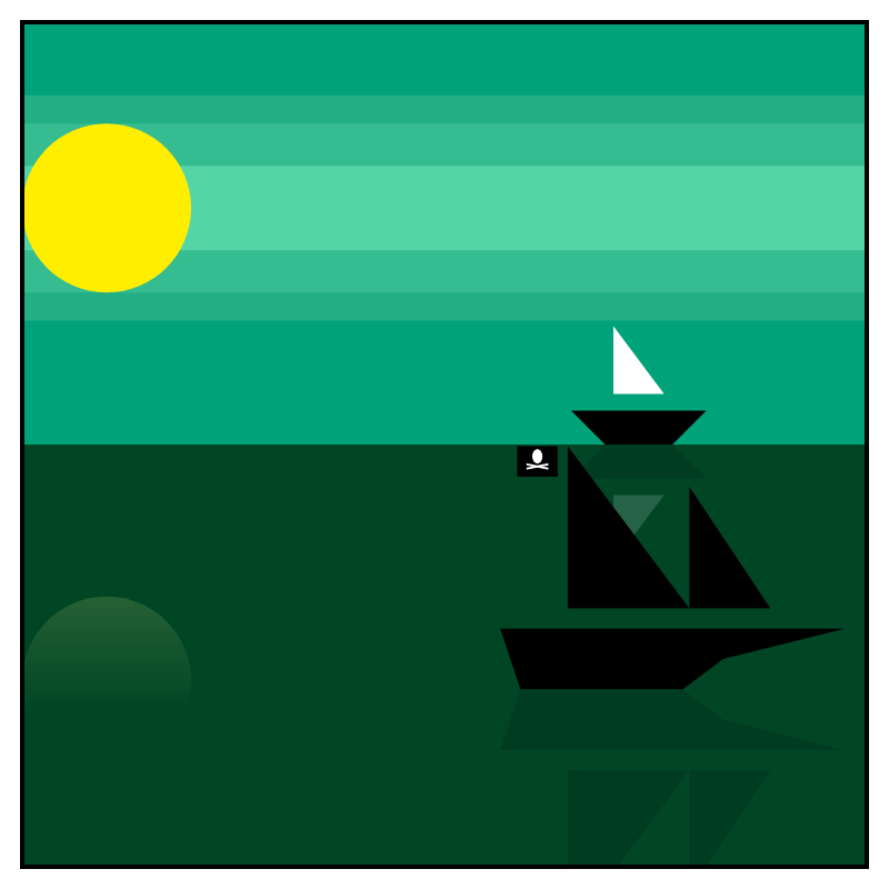 A little boat on an Adventure #24 static token preview