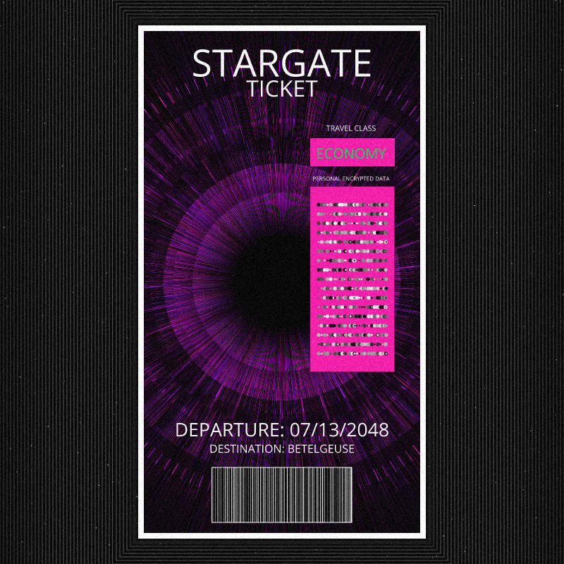 Stargate Ticket #19 static token preview