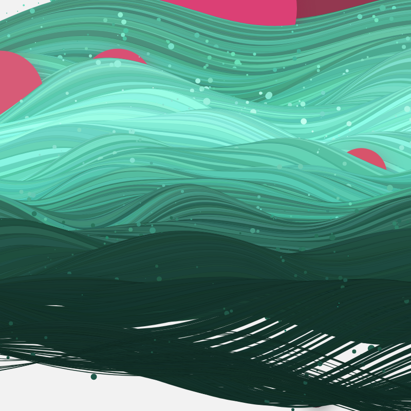The Ocean Waves #23 static token preview