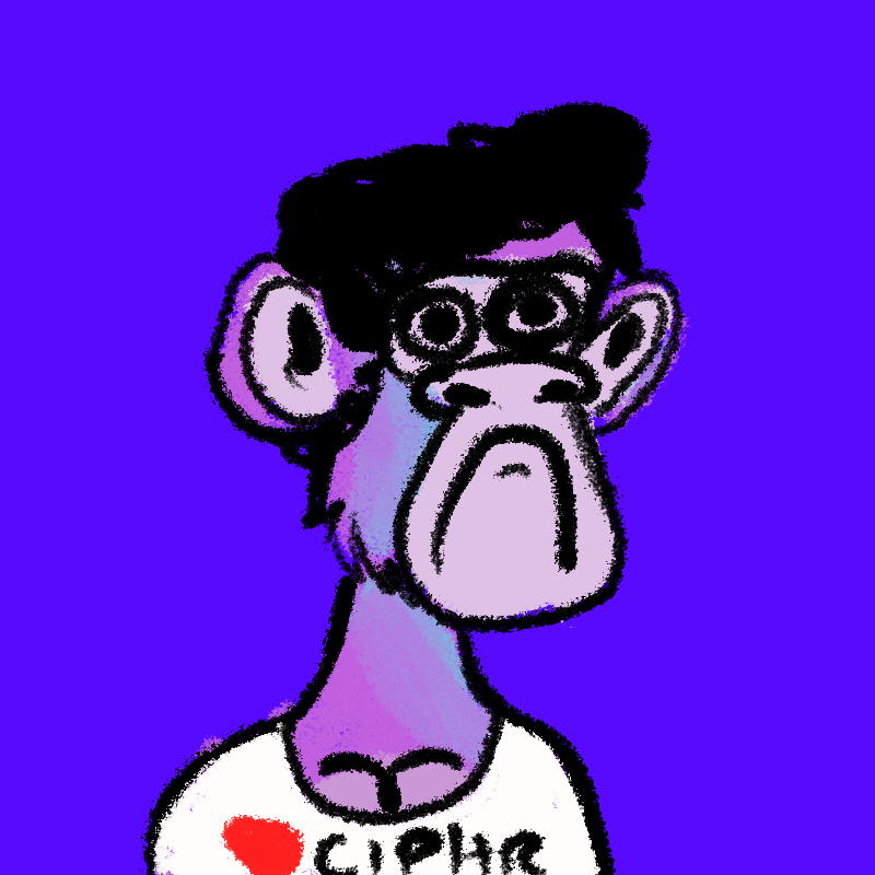 Drawed apes jetski club #16 static token preview