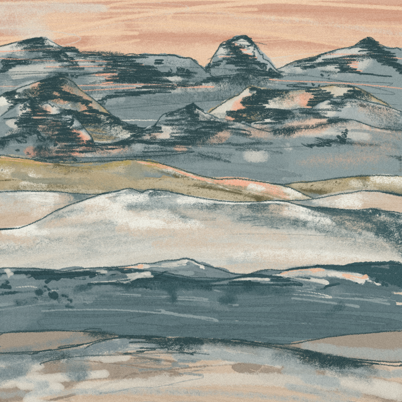 Postcard From The Mountains #15 static token preview