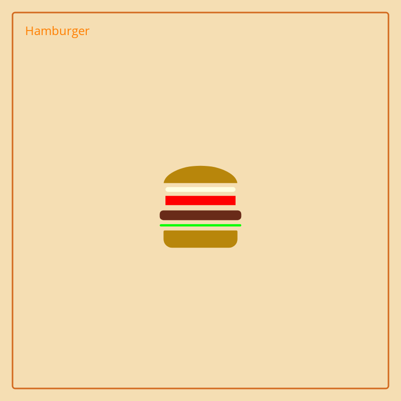 HAMBURGER!! #23 static token preview