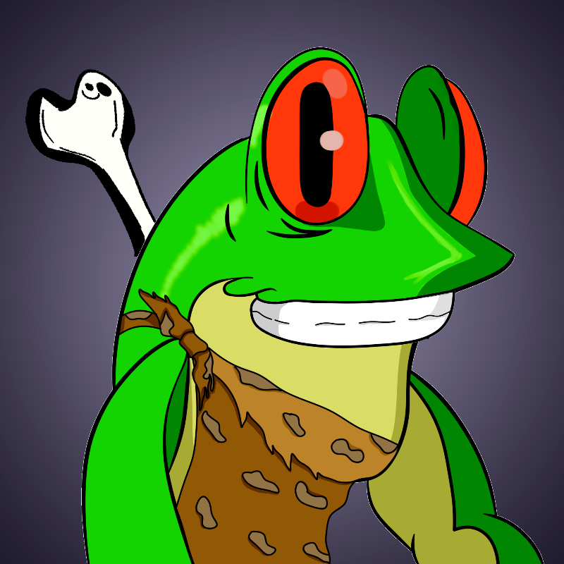 Annoying Frogs. Through the Time #5 static token preview