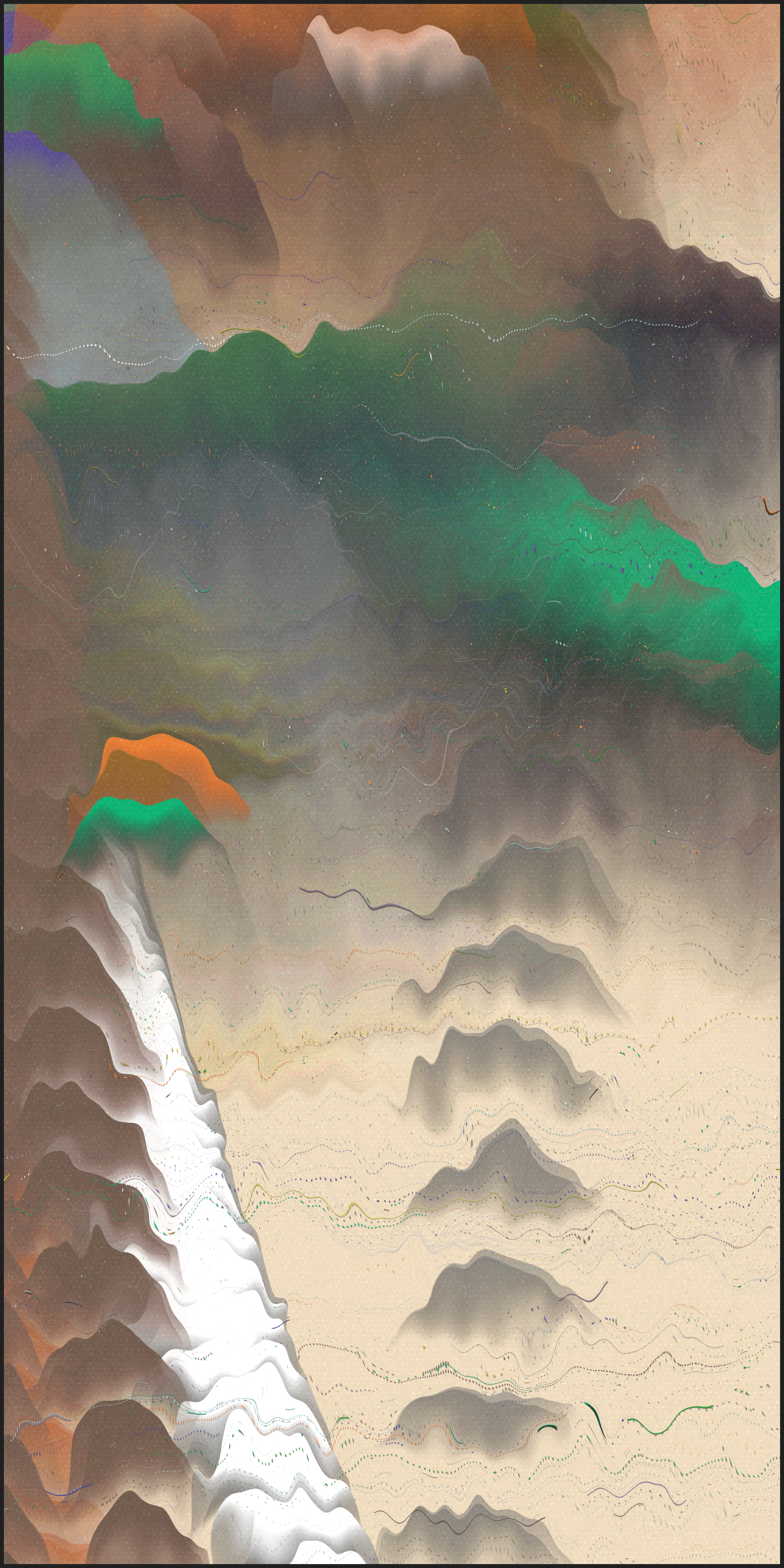 晩夏の山岳 Mountains in Late Summer #13 static token preview