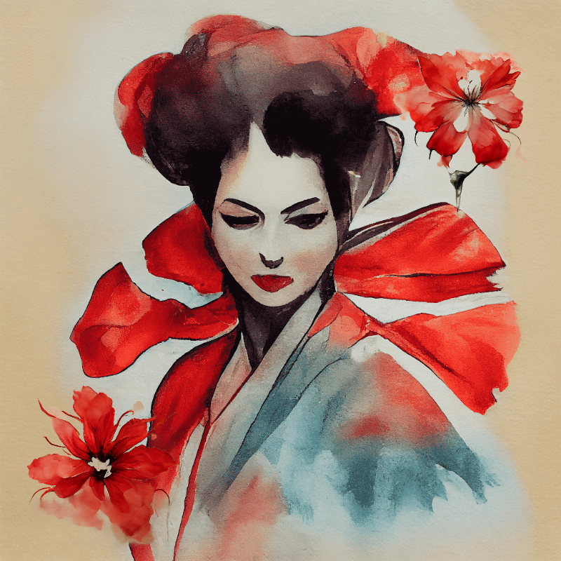 Sad Geisha #2 static token preview