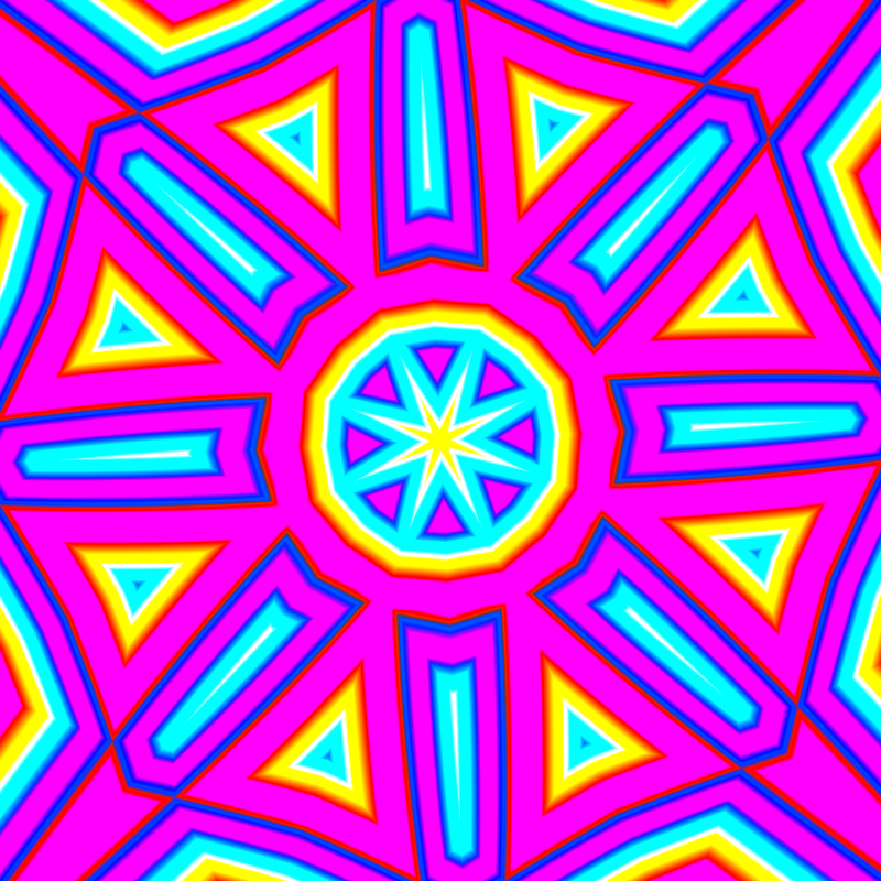 Psilocybin vision #3 - #fxhashturnsone #20 static token preview