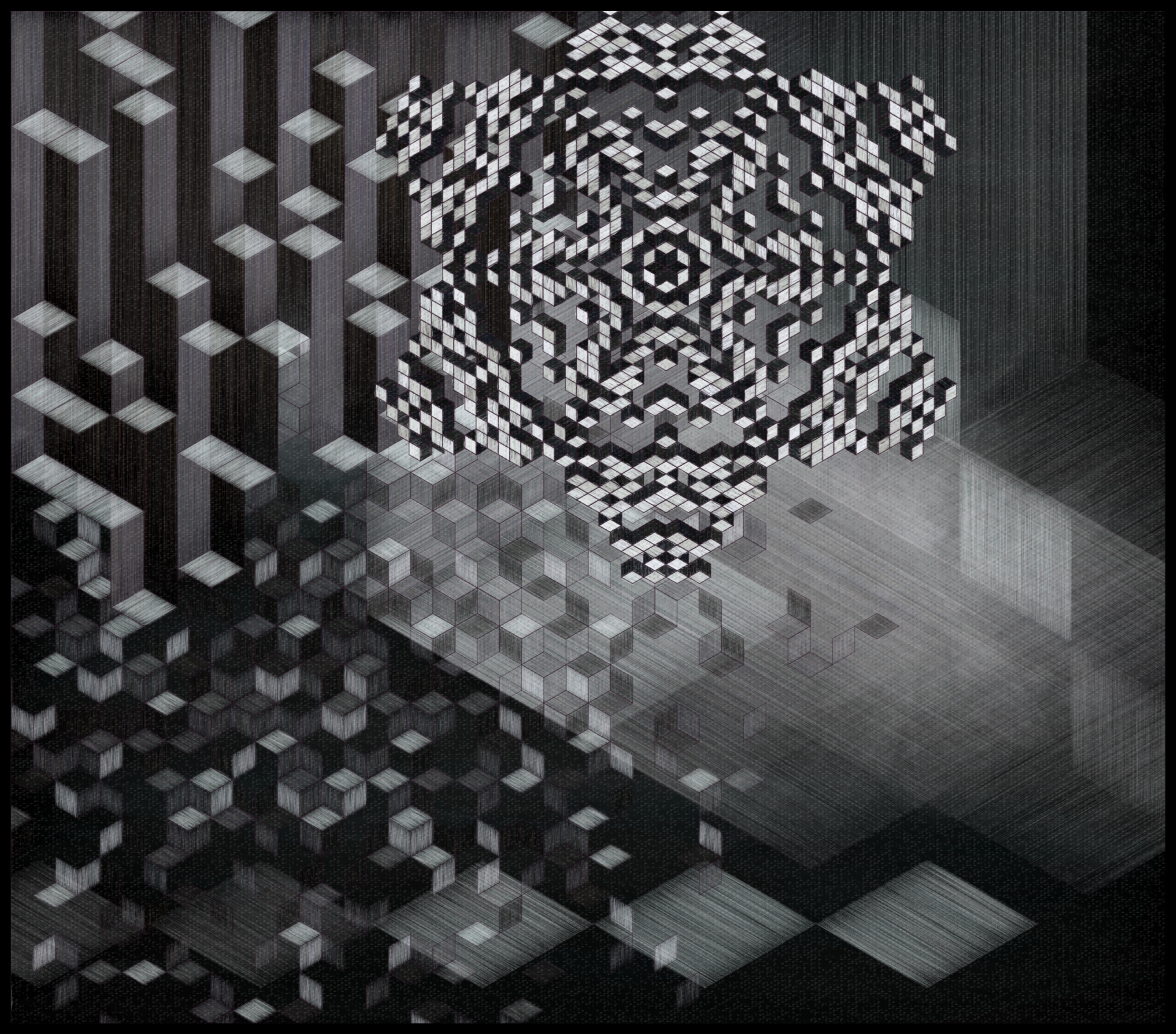View From Our Window Depicted In Rhombuses #9 static token preview