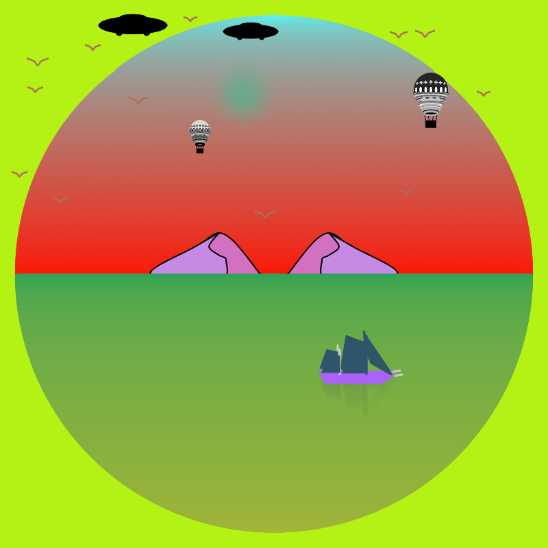 Sunset View #4 static token preview