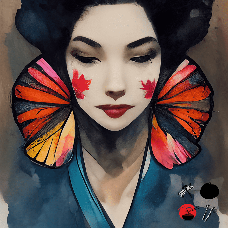 Butterfly Geisha #14 static token preview