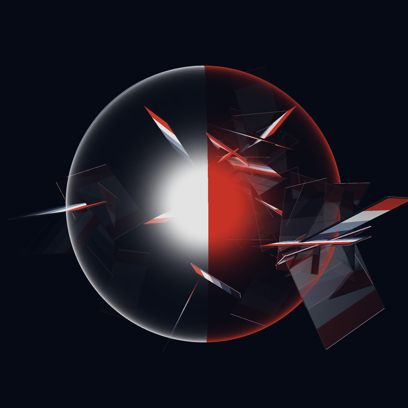 Composition with Sphere #9 static token preview