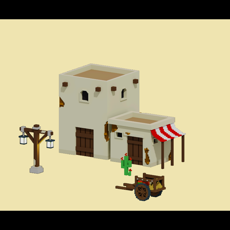 Desert houses #7 static token preview
