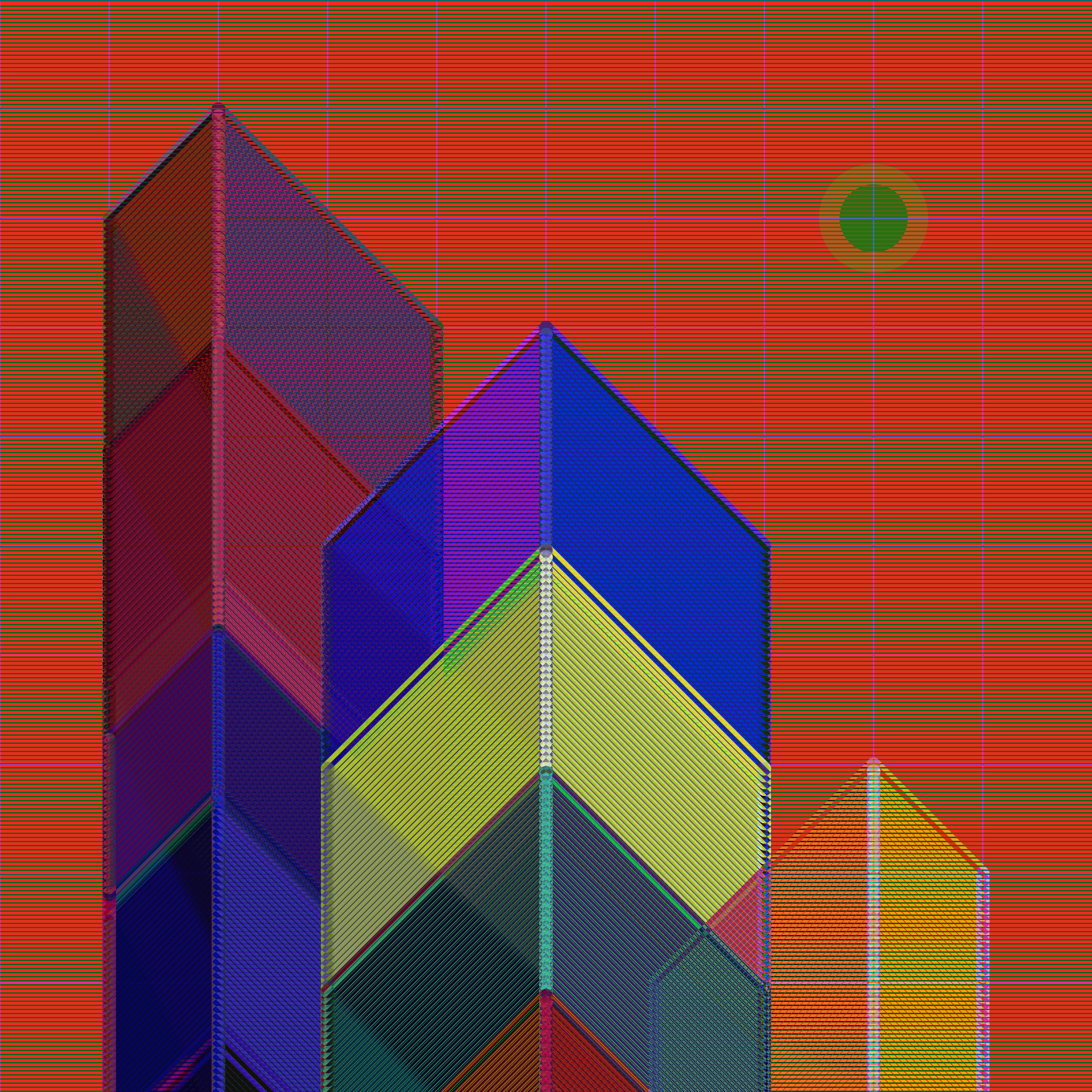 Retro Towers #6 static token preview