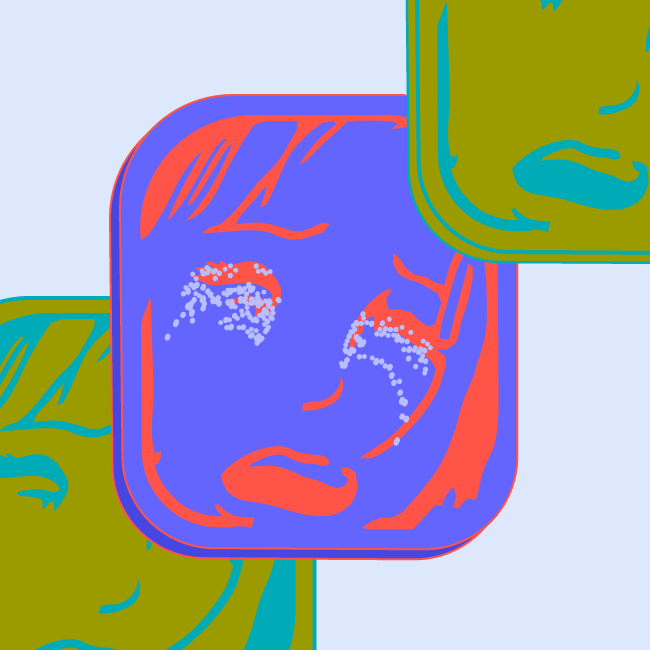 Card in the box "Crying girl" #6 static token preview