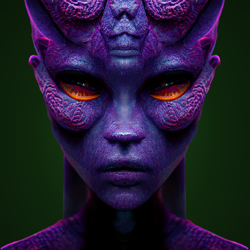AI Aliens #6 static token preview