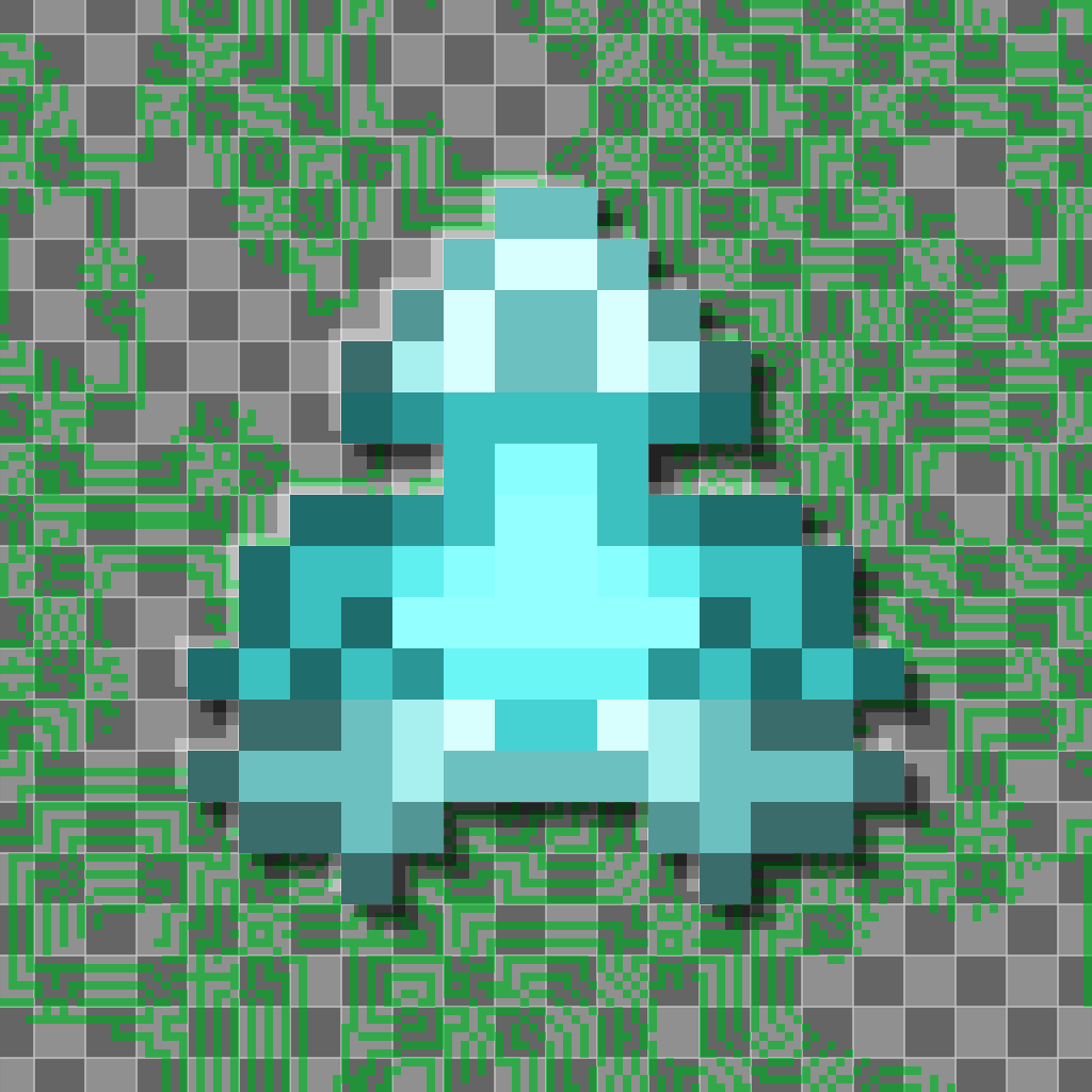 Pixel Spaceships Solos #15 static token preview